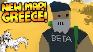 NEW GREECE MAP & MODS!!! - Let's Play Modded Unturned Greece Map Gameplay