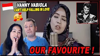 Vanny Vabiola - Can't Help Falling in Love  | Couple REACTION