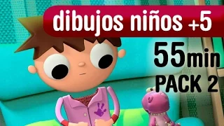 1 hora de dibujos animados, series dibujos niños +5 años - Pack2