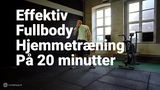 Sjov & Effektiv Fullbody Hjemmetræning På 20 Minutter (Live-Træning)