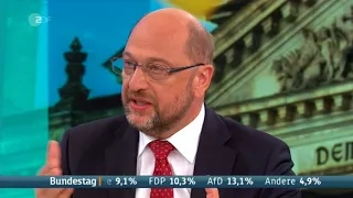 Schulz bezeichnet Merkel als Ideenstaubsauger