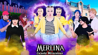 CHLOE DESTRUYE EL MUNDO de Miraculous Lady Bug 🐞😱  | MERLINA en Escuela Miraculous 🖤