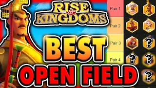 Top 7 BEST OPEN FIELD Commander Pairs in Rise of Kingdoms