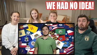 New Zealand Family Reacts to ALL 50 US STATES SUMMARIZED |(CALIFORNIA IS MIND BLOWING!)