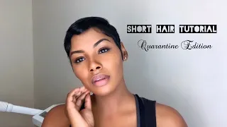 How to maintain short hair at home (quarantine edition)? Short Hair Tutorial