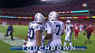 Jacoby Brissett rushes for touchdown Colts Vs Chiefs