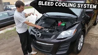 HOW TO BLEED COOLING SYSTEM ON MAZDA 2 3 5 6 CX-7 CX-5 CX-3 MX-5