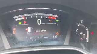 2017 Honda CR-V All Warning Lights turning on & Engine gives out