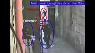 Съемка камеры наблюдения - террористы совершают нападение