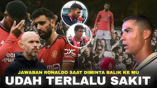 “Penyesalan Yang Terlambat” Jawaban Ronaldo Saat Diminta Kembali Ke Manchester United Lagi Oleh Fans