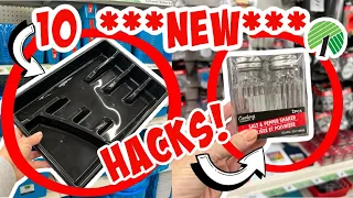 10 ***NEW*** NEVER BEFORE SEEN DOLLAR TREE HACKS using WIERD items that are SO SATISFYING!!!!!