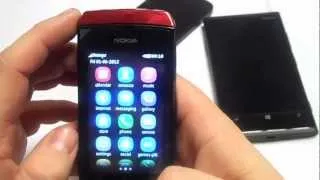 The New Nokia Asha 306 in red unboxing & review