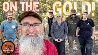 Awesome day METAL DETECTING on the GOLD | Friends and NUGGETS