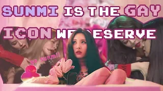 Sunmi is the gay icon we deserve (ft. Seulgi, Yoojung, Umji, Chungha etc)