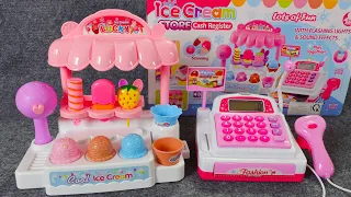 8 Minutes Satisfying with Unboxing Cute Pink Ice Cream Store Cash Register ASMR | Review Toys