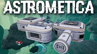 ВЫЖИВАНИЕ В ASTROMETICA (Prologue) 2024. КОСМОЛЁТ "СКАТ" - ПОСТРОЙКА БАЗЫ В КОСМОСЕ (СТРИМ) #3