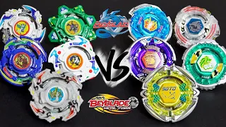 Beyblade (1999) VS Beyblade Metal Fight (2008) | Beyblade Burst Remake Team Battle