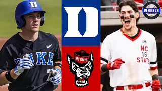 #9 Duke vs NC State (INCREDIBLE!) | Games 1 & 2 | 2024 College Baseball Highlights