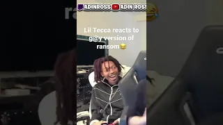 Lil Tecca reacts to g@y version of ransom