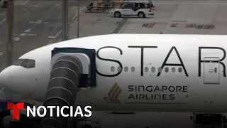 Pasajeros de Singapore Airlines cuentan lo que vivieron durante la turbulencia | Noticias Telemundo