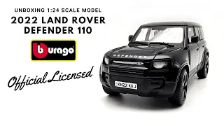 Unboxing | 1:24 Bburago Landrover Defender 110 Black Collector Scale Model