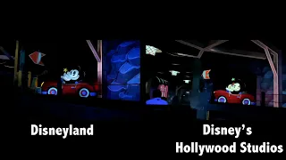 Mickey and Minnie's Runaway Railway — Side-by-Side Comparison — Disneyland vs. Walt Disney World