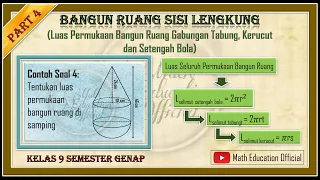 (PART 4) Luas Permukaan Bangun Ruang Gabungan Tabung, Kerucut dan Setengah Bola