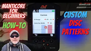 Minelab Manticore For Beginners: How-to Setup A Discrimination Pattern aka Notching Target IDs