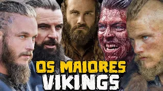 Os Maiores Vikings da História - Ragnar - Björn Ironside - Cnut - Rollo - Ivar - Harald Hardrada