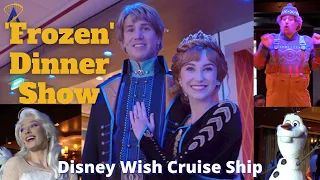 Arendelle Frozen Dinner Show on the Disney Wish