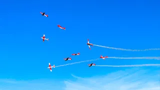 The coolest turboprop airshow you'll ever see 🇨🇭 PC-7 Team of Swiss Air Force