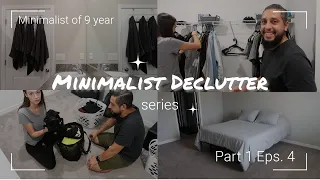 Declutter In Record Time! | Minimalist Bedroom, Bathroom, & Closet | Part 1 Eps 4 | #minimalist