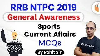9:00 AM - RRB NTPC 2019-20 | GA by Rohit Kumar | Sports Current Affairs MCQs