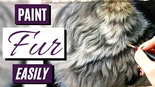 How to Paint Realistic FUR Easily