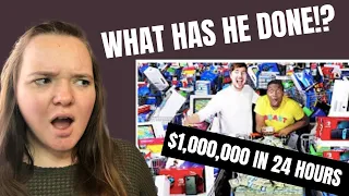 Reacting to Mr Beast SPENDING $1,000,000 IN 24 HOURS // Mr Beast setting him up for FAILURE!?