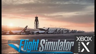 Dubai International Airport  Xbox Series X - Sunset #microsoft flight simulator 2020
