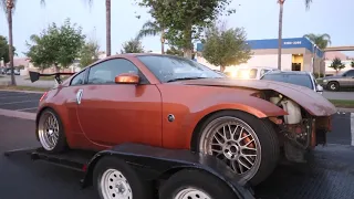 BOUGHT 350Z CRASHED AT AUCTION
