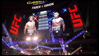 UFC Sacramento Urijah Faber VS Ricky Simon Entrance