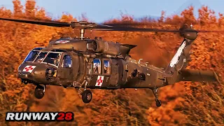 Awesome Sunset Arrivals; US Army Blackhawk, 1st Infantry Division