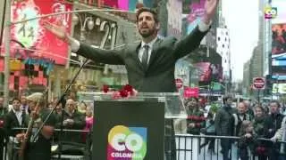 Colombia en Times Square con Fonseca