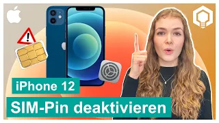 iPhone 12 SIM PIN deaktivieren 📱SIM-Karten Pin deaktivieren