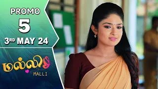 Malli Serial | Episode 5 Promo | 3rd May 24 | Nikitha | Vijay | Saregama TV Shows Tamil