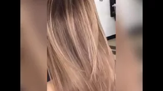 Окрашивание волос балаяж