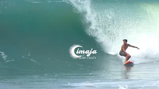 スウェルの残り波でもパワフル！　Cimaja, Surf with Afterglow of Swell