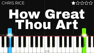 Chris Rice - How Great Thou Art | EASY Piano Tutorial