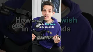 How to Nightwish in 30 seconds (feat. @TheCharismaticVoice) #shorts