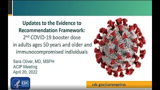 April 20, 2022 ACIP Meeting - COVID-19 vaccine booster doses