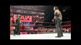 WWE Raw Today - Roman Reigns vs The Undertaker Match Highlights HD