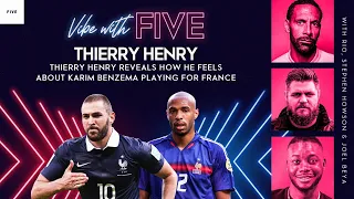 Thierry Henry On Benzema For France | Kante Being The Best | Zidane The Great | Vibe With FIVE