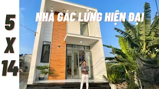 Mẫu Nhà Gác Lửng Này QUÁ ĐẸP | Chi Phí Xây 900tr Tại Đồng Nai | Nhà Đẹp